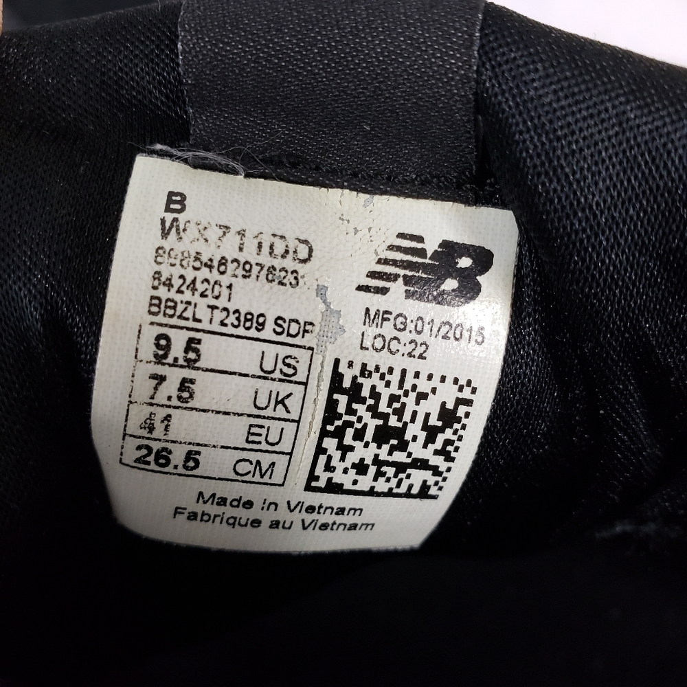 New Balance 711 Cush 9.5 crossfit womens black - Picture 6 of 7